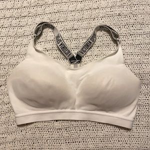 Victoria’s Secret sports bra white 34C